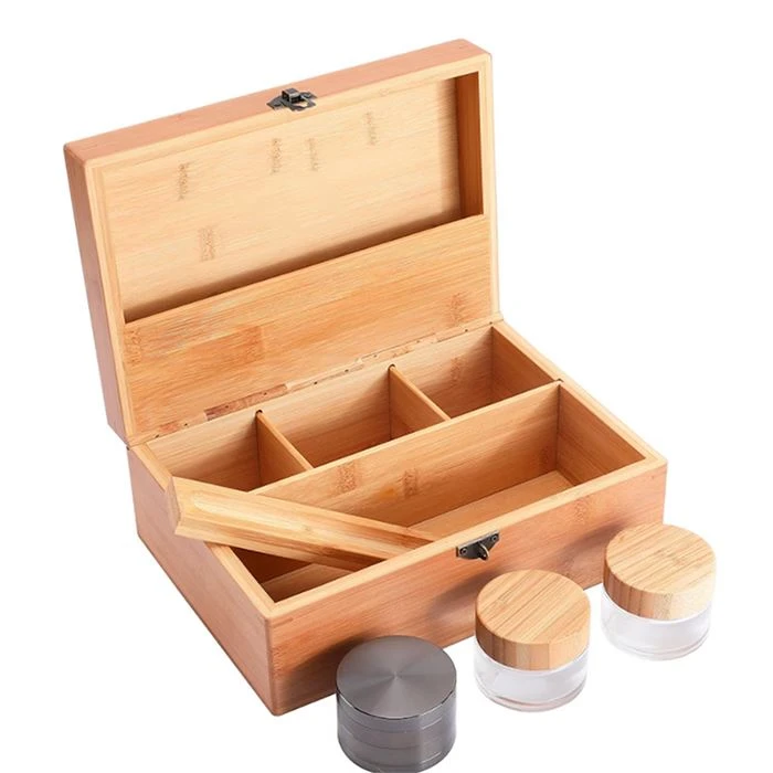 Rolling Tray Wooden Stash Box
